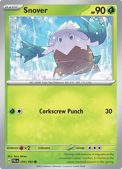 Snover (010/193) [SV02: Paldea Evolved]