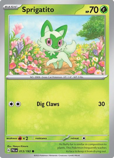 Sprigatito (013/193) [SV02: Paldea Evolved]