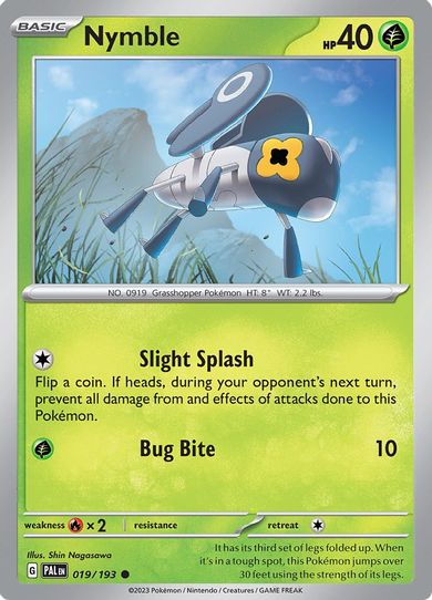 Nymble (019/193) [SV02: Paldea Evolved]