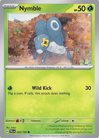 Nymble (020/193) [SV02: Paldea Evolved]
