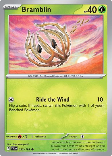 Bramblin (022/193) [SV02: Paldea Evolved]