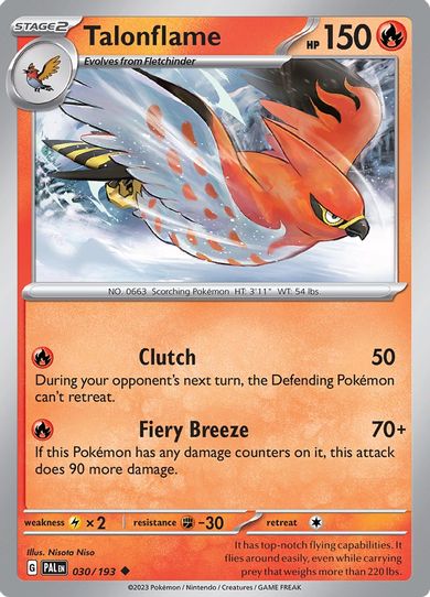 Talonflame (030/193) [SV02: Paldea Evolved]