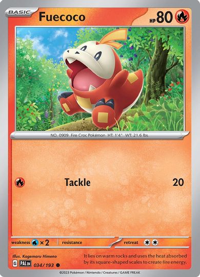 Fuecoco (034/193) [SV02: Paldea Evolved]