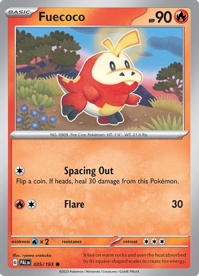 Fuecoco (035/193) [SV02: Paldea Evolved]
