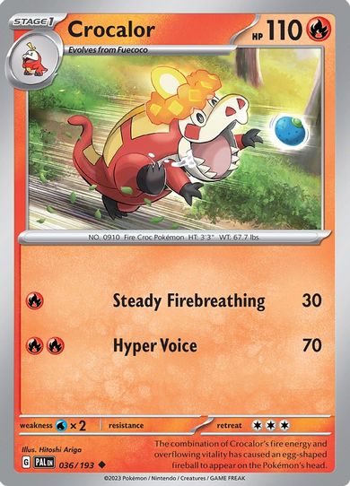 Crocalor (036/193) [SV02: Paldea Evolved]