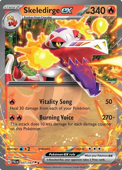 Skeledirge ex (037/193) [SV02: Paldea Evolved]