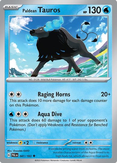 Paldean Tauros (041/193) [SV02: Paldea Evolved]