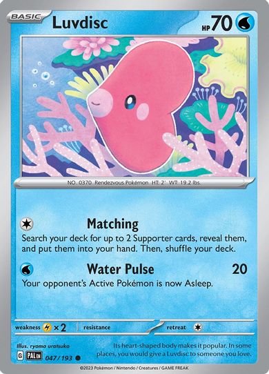 Luvdisc (047/193) [SV02: Paldea Evolved]