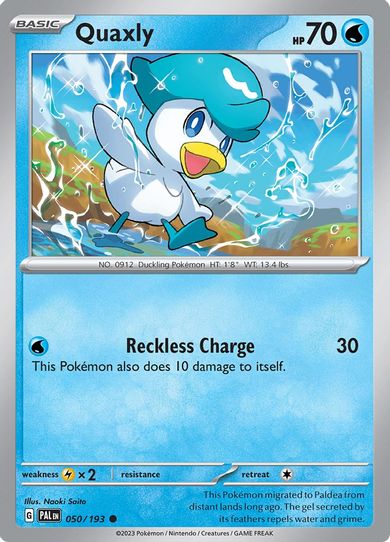 Quaxly (050/193) [SV02: Paldea Evolved]