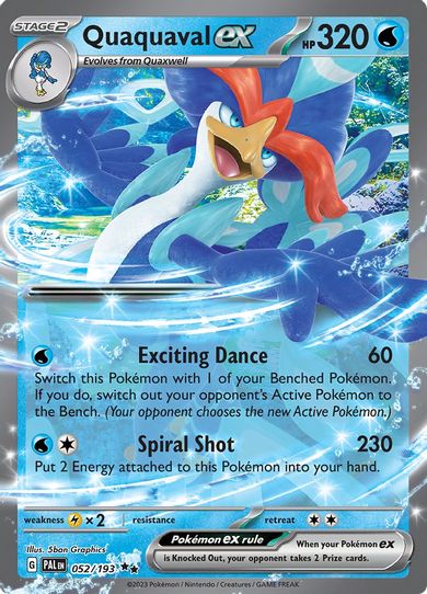 Quaquaval ex (052/193) [SV02: Paldea Evolved]