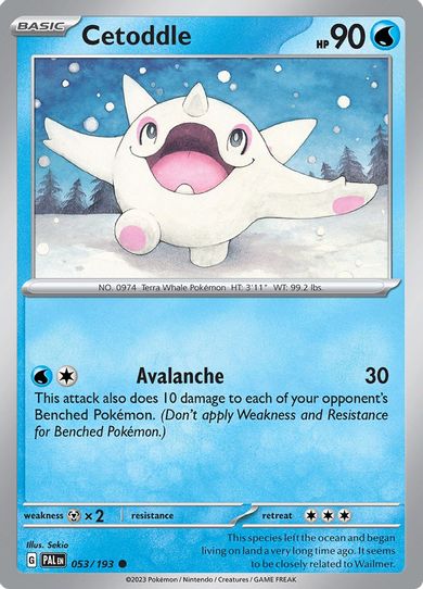 Cetoddle (053/193) [SV02: Paldea Evolved]