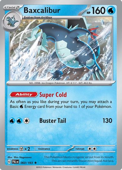 Baxcalibur (060/193) [SV02: Paldea Evolved]
