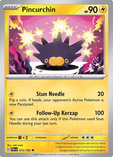 Pincurchin (073/193) [SV02: Paldea Evolved]