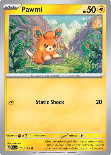 Pawmi (074/193) [SV02: Paldea Evolved]