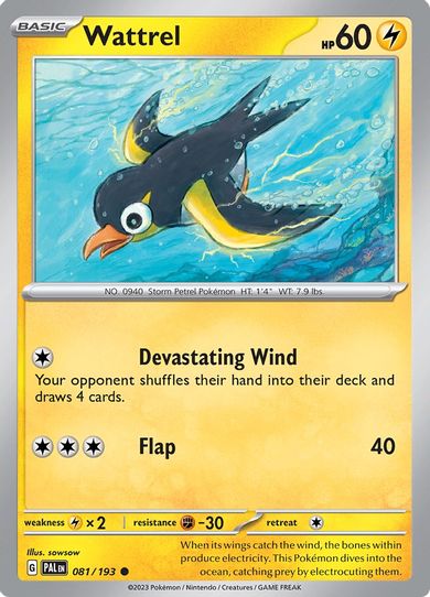 Wattrel (081/193) [SV02: Paldea Evolved]
