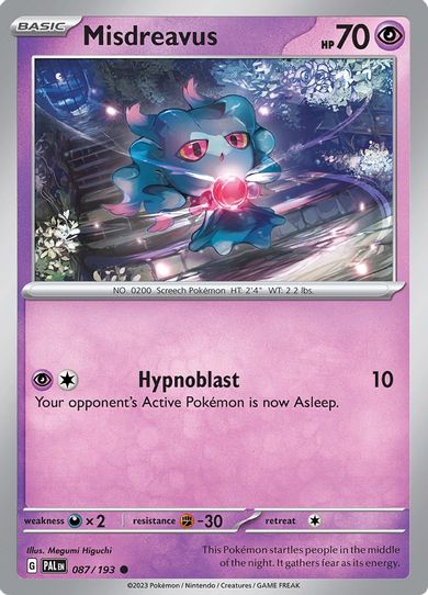 Misdreavus (087/193) [SV02: Paldea Evolved]