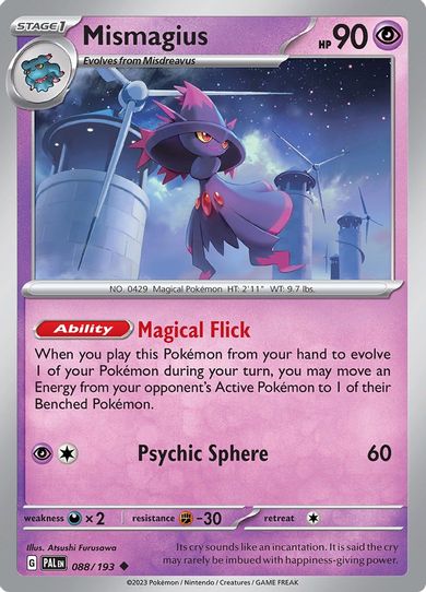 Mismagius (088/193) [SV02: Paldea Evolved]