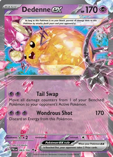 Dedenne ex (093/193) [SV02: Paldea Evolved]