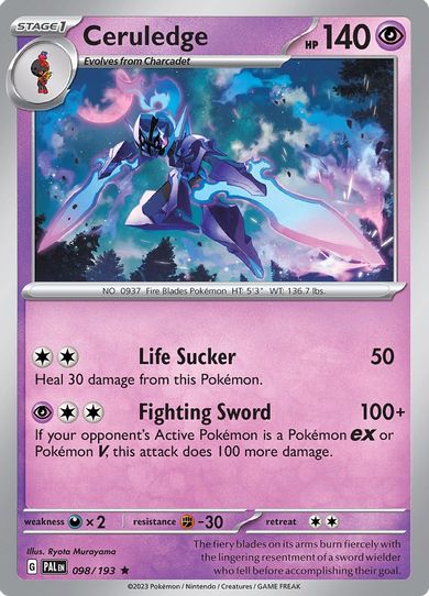 Ceruledge (098/193) [SV02: Paldea Evolved]