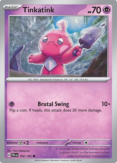 Tinkatink (102/193) [SV02: Paldea Evolved]