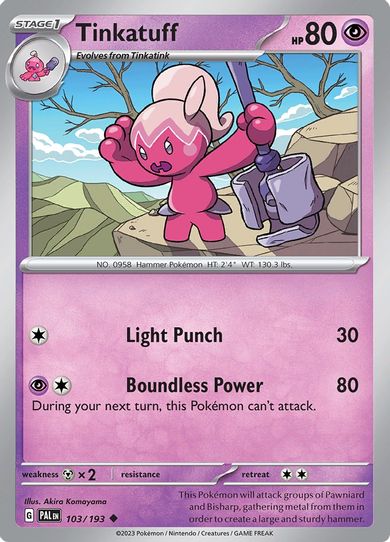 Tinkatuff (103/193) [SV02: Paldea Evolved]