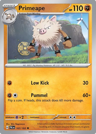 Primeape (107/193) [SV02: Paldea Evolved]