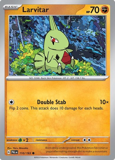 Larvitar (110/193) [SV02: Paldea Evolved]
