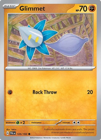 Glimmet (125/193) [SV02: Paldea Evolved]
