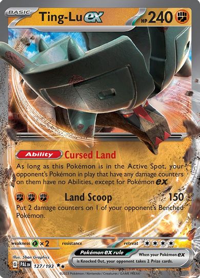 Ting Lu ex (127/193) [SV02: Paldea Evolved]