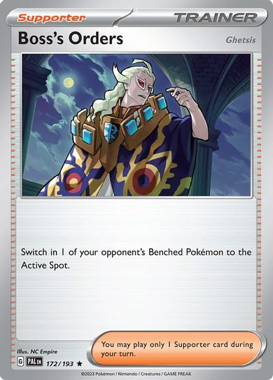 Boss's Orders (172/193) [SV02: Paldea Evolved]