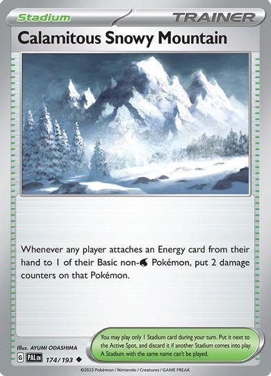 Calamitous Snowy Mountain (174/193) [SV02: Paldea Evolved]