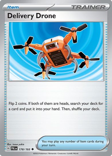 Delivery Drone (178/193) [SV02: Paldea Evolved]