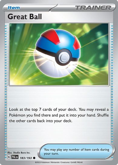 Great Ball (183/193) [SV02: Paldea Evolved]