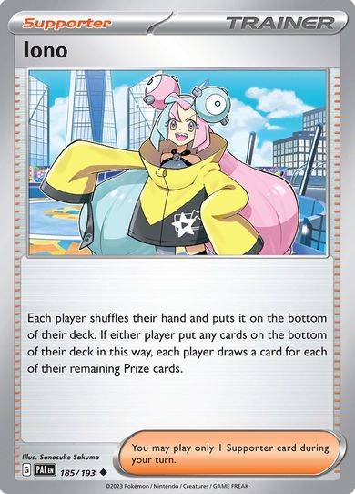 Iono (185/193) [SV02: Paldea Evolved]