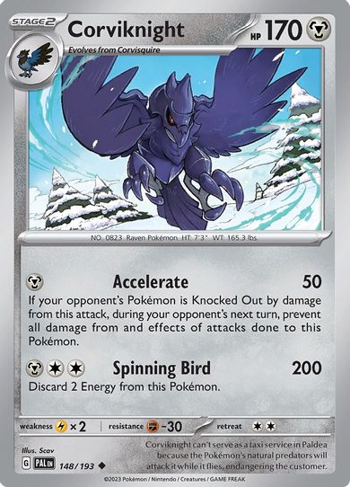 Corviknight (148/193) [SV02: Paldea Evolved]