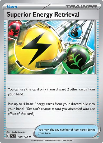 Superior Energy Retrieval (189/193) [SV02: Paldea Evolved]