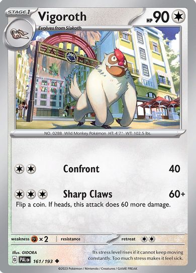Vigoroth (161/193) [SV02: Paldea Evolved]
