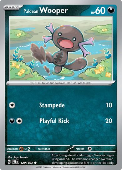 Paldean Wooper (129/193) [SV02: Paldea Evolved]