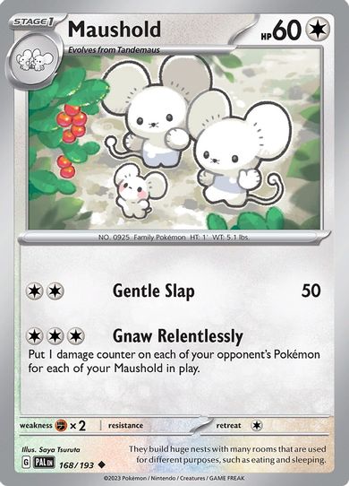 Maushold (168/193) [SV02: Paldea Evolved]