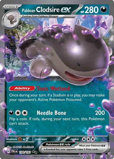 Paldean Clodsire ex (130/193) [SV02: Paldea Evolved]