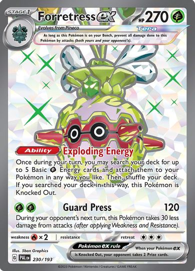 Forretress ex (230/193) [SV02: Paldea Evolved]