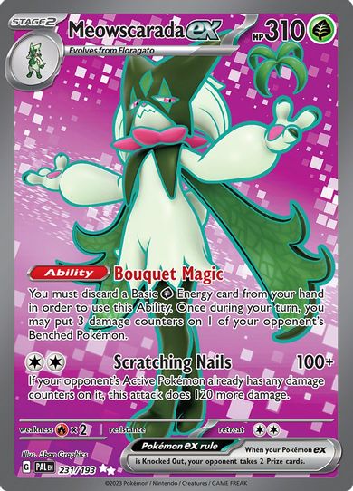 Meowscarada ex (231/193) [SV02: Paldea Evolved]