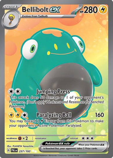 Bellibolt ex (237/193) [SV02: Paldea Evolved]