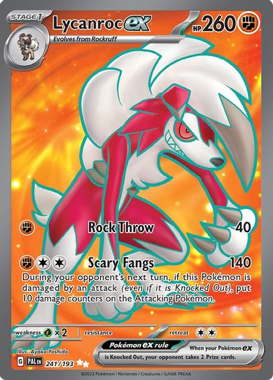 Lycanroc ex (241/193) [SV02: Paldea Evolved]