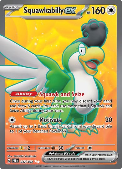 Squawkabilly ex (247/193) [SV02: Paldea Evolved]