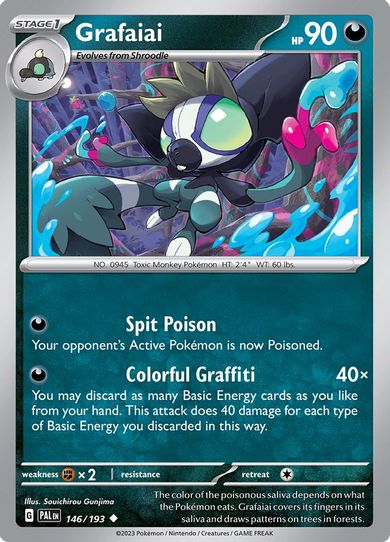 Grafaiai (146/193) [SV02: Paldea Evolved]
