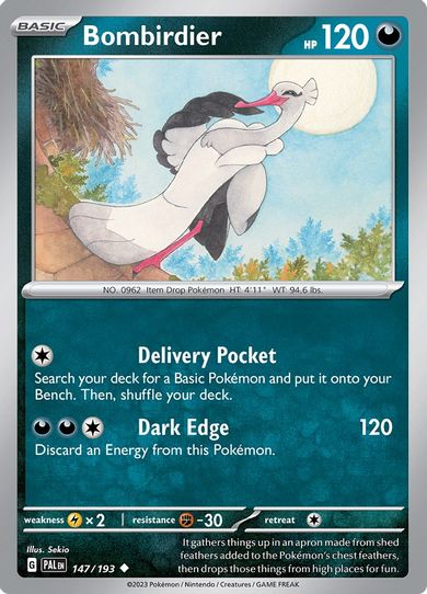 Bombirdier (147/193) [SV02: Paldea Evolved]