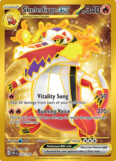 Skeledirge ex (272/193) [SV02: Paldea Evolved]