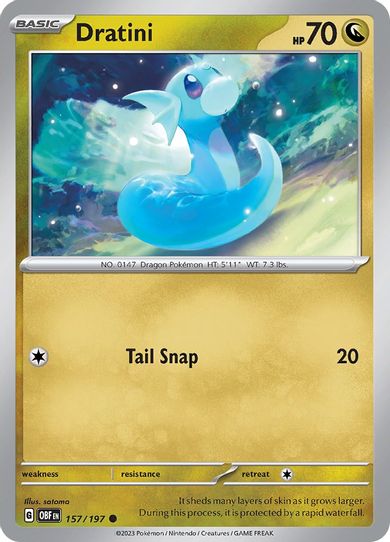 Dratini (157/197) [SV03: Obsidian Flames]