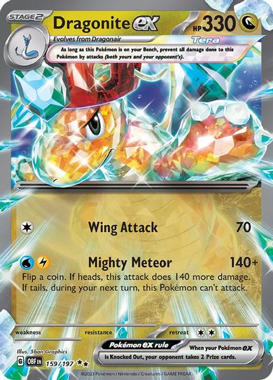 Dragonite ex (159/197) [SV03: Obsidian Flames]